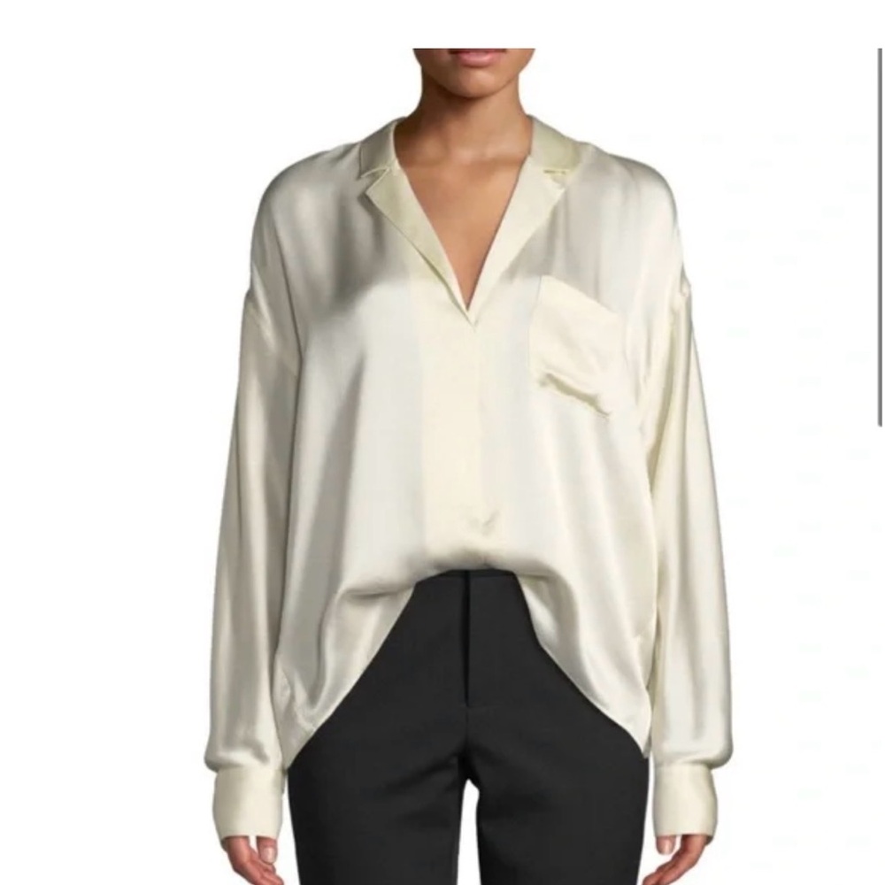 Vince Cream Women's Blouse brand new - Picture 3 of 5